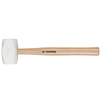 Киянка резиновая 680 г белая с деревянной рукояткой TRUPER МН-24 16932