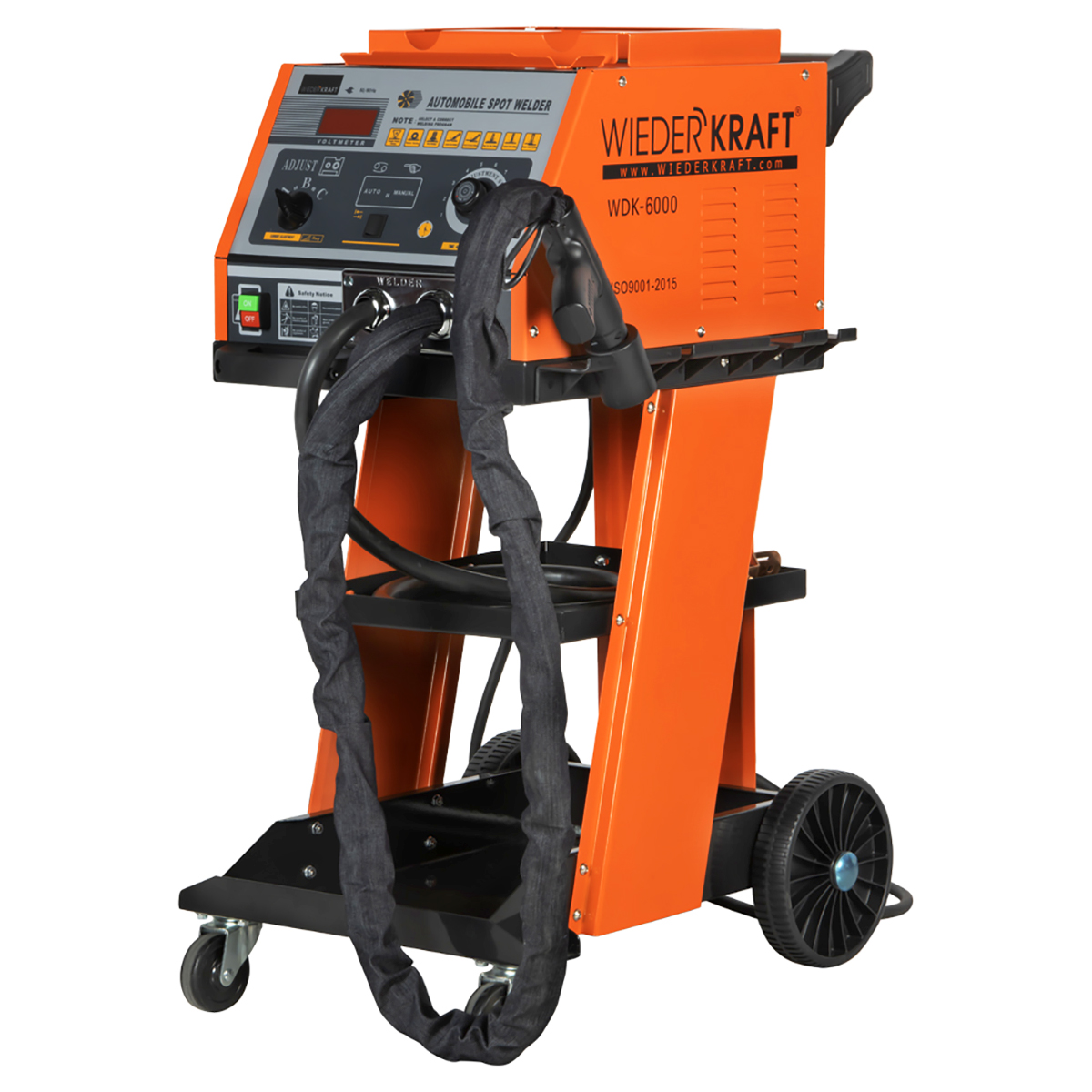 Аппарат для контактной точечной сварки 4400А, 220В WIEDERKRAFT WDK-6000