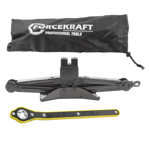 Домкрат механический ''ромб'' 2 т FORCEKRAFT FK-10202