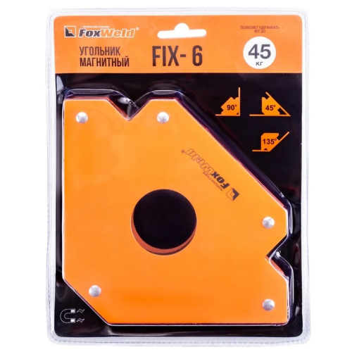 Магнитный угольник для сварки до 45 кг Foxweld FIX-6 6005
