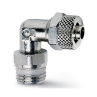 Фитинг угловой самозажимной 6/4 внешняя 1/4