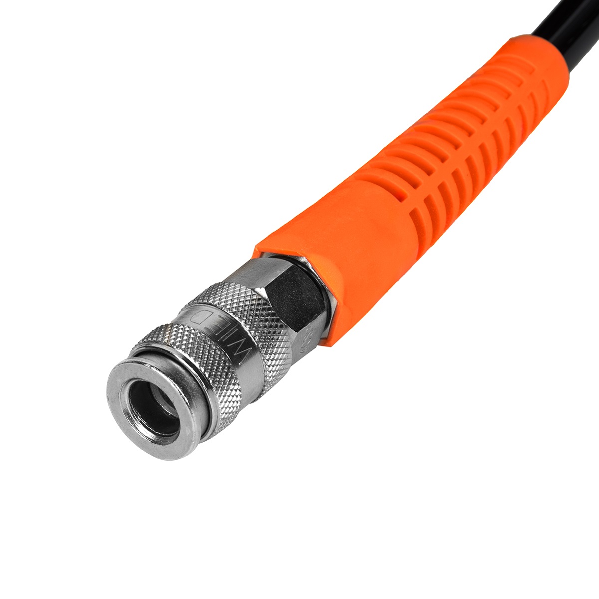 Шланг пневматический спиральный с БРС, 10 м WIEDERKRAFT WDK-65710