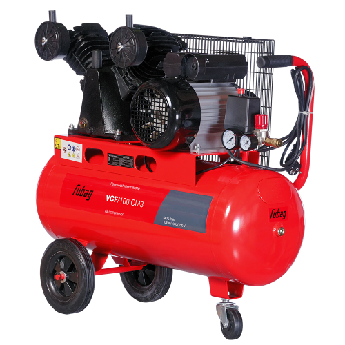 Компрессор воздушный (440 л/мин, 100 л/бак, 220 В) Fubag VCF/100 СM3