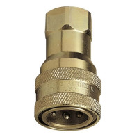 Соединение быстросъемное с внутр.резьбой с запорным клапаном, 1/4