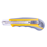 Нож 18 мм универсальный с выдвижными сменными лезвиями Pobedit Мастер Плюс 9005104