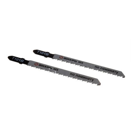 Пилки для лобзика по ламинату, чистый рез 100х75 мм ВИХРЬ Т101В 73/10/5/1 (2 шт.)