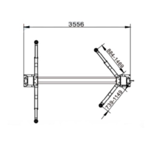 Подъемник 2-х стоечный с нижней синхронизацией 4 т ТЕМП TD4000 220V C (220В)