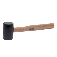 Киянка резиновая 227 г белая с деревянной рукояткой TRUPER МН-8P 20565