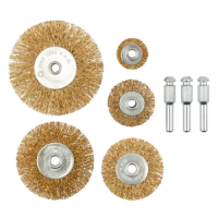 Набор щеток зачистных для дрели (5 шт 25/38/50/63/75 мм) LIGRELL 38572L