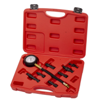 Компрессометр для бензиновых двигателей с набором адаптеров AV Steel AV-925008