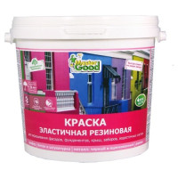Краска резиновая (эластичная) Белая 1,3кг Master Good