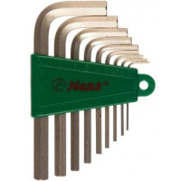 Набор шестигранников Г-обр. HEX 1,5-10 мм (9 пр.) HANS 16764-9M