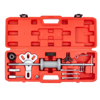 Молоток обратный для съема подшипников в наборе со сменными лапами 17 пр. FORCEKRAFT FK-664B