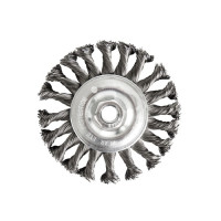 Кордщетка радиальная витая (115 мм; М14) ПРАКТИКА 242-625