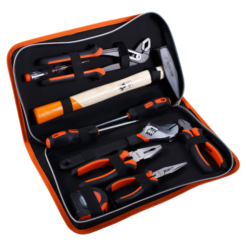 Набор инструментов универсальный бытовой 10 пр. КРАТОН ST-06/10 2 12 15 006