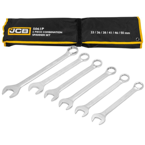 Набор ключей комбинированных  6 пр. 33-50 мм JCB JCB-5061P 61293