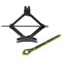 Домкрат механический ''ромб'' 2 т FORCEKRAFT FK-10202