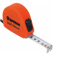 Рулетка  5 м х 19 мм ЕРМАК софт-тач 658-732