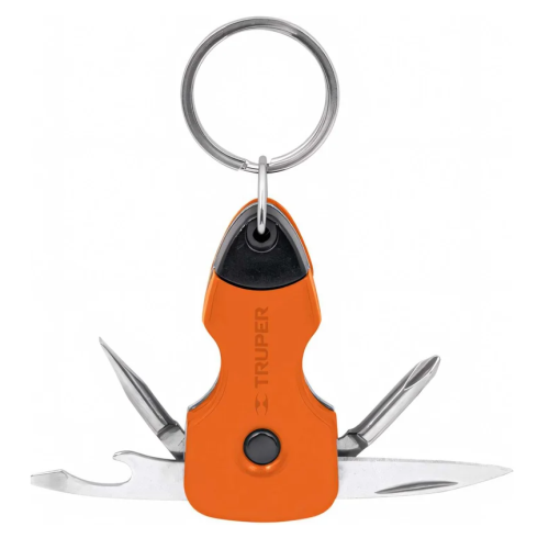Мультитул-брелок со светодиодным фонариком TRUPER NAMU-LL 13336