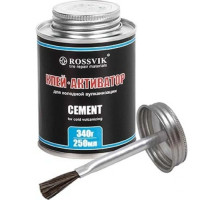 клей для холодной вулканизации 340 г/ 250 мл с кисточкой rossvik 60118 / k.025.k.2_Интернет-магазин ГАРО