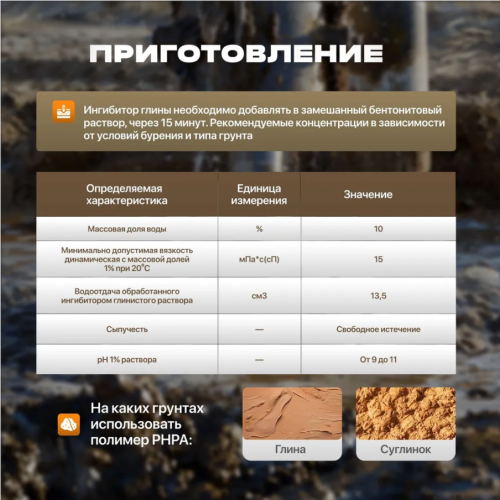 Полимер 14 кг BENTOPRO PHPA PR (ПВХ) БП-00000261