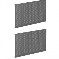 Комплект из двух перфорированных экранов ФЕРРУМ 07.014S-7016 (40х480х1390 мм, тёмно-серый)