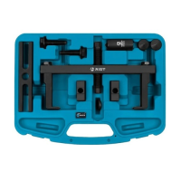 Съемник шкивов 2-х лаповый с набором насадок 14 пр. AIST 67101014