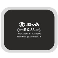 пластырь кордовый (125*100 мм, 3 слоя корда) для ремонта радиальных шин л/а sivik rx-33_Интернет-магазин ГАРО