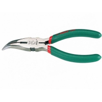 Длинногубцы 195 мм изогнутые HANS 1836-08