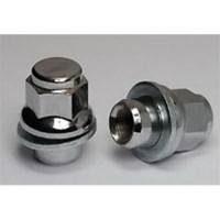 Гайка М12*1,25*37,5 Хром, прессшайба с носиком 18,5мм, под ключ на 21мм MATRIX