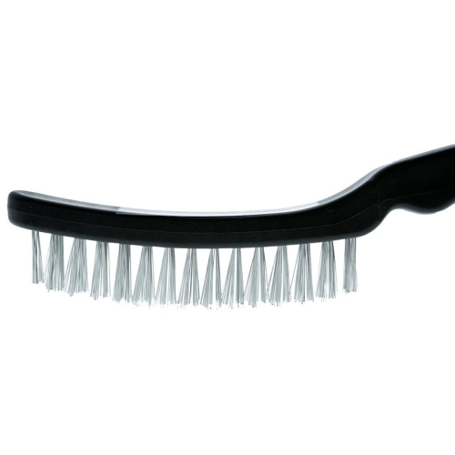 Щетка ручная 3-рядная стальная с пластиковой ручкой СОЮЗ 9011-02-03С