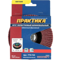 круг лепестковый торцевой (125 мм; м14) практика 779-745_Интернет-магазин ГАРО