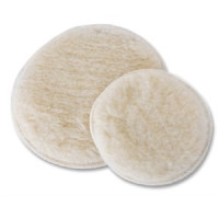 Круг из овчины на липучке ф150