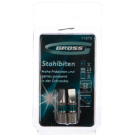 Бита шлиц 1/4 SL6,0 мм, 25 мм Gross 11373