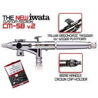 Аэрограф CUSTOM MICRON CM-SD сопло 0,18, боковой сменный бачок IWATA
