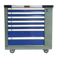Тележка инструментальная 7 ящиков ТЕМП JX-07