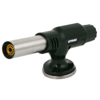 Газовая горелка с пьезорозжигом, цанговый захват, широкое cопло ЕРМАК 333-085