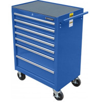 тележка инструментальная 7 ящиков станкоимпорт (синяя) btd-270071cs blu_Интернет-магазин ГАРО
