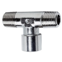 Фитинг Т-образный с внеш.-внутр.-внеш. резьбой 1/4