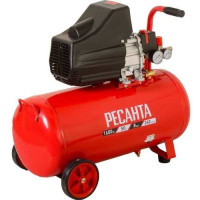 Компрессор воздушный (240 л/мин, 50 л/бак, 220 В) Ресанта КП-50/240М 74/7/2